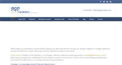 Desktop Screenshot of pgpmediation.com