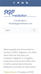 Mobile Screenshot of pgpmediation.com